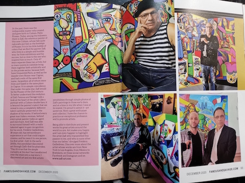 Reportage Cognac'Art & l'artiste Zafi, Los Angeles, décembre 2020